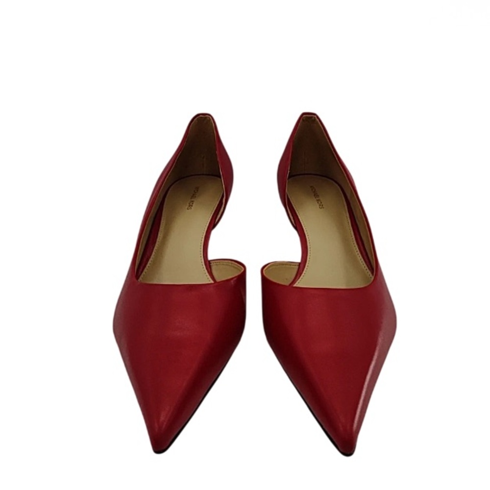Michael Kors Elyse Kitten Pump Crimson Shoes 10